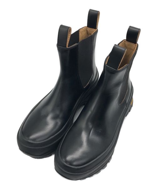 JIL SANDER（ジルサンダー）JIL SANDER (ジルサンダー) サイドゴアブーツ/チェルシーブーツ ブラック サイズ:37の古着・服飾アイテム
