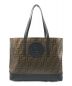 FENDI（フェンディ）の古着「ズッカ柄PVCトートバッグ」｜ブラウン