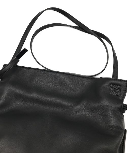 LOEWE（ロエベ）LOEWE (ロエベ) フラメンコクラッチミニ/ショルダーバッグ ブラックの古着・服飾アイテム
