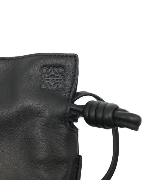 LOEWE（ロエベ）LOEWE (ロエベ) フラメンコクラッチミニ/ショルダーバッグ ブラックの古着・服飾アイテム