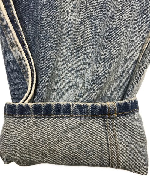 Maison Margiela（メゾンマルジェラ）Maison Margiela (メゾンマルジェラ) アウトラインワイドデニムパンツ ブルー サイズ:38の古着・服飾アイテム