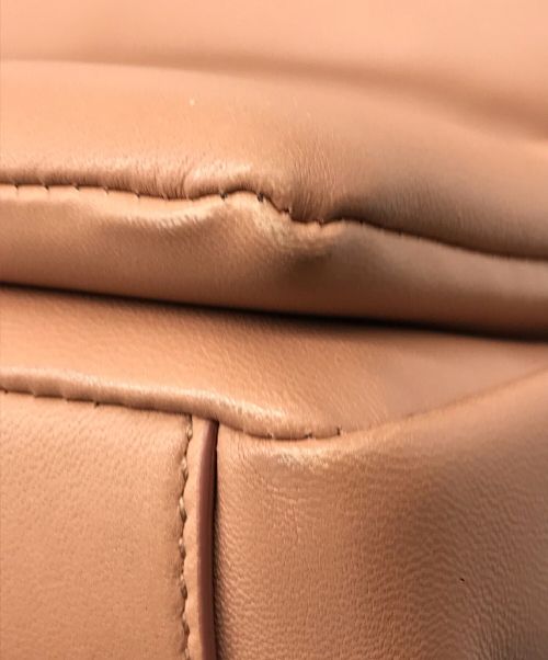Salvatore Ferragamo（サルヴァトーレ フェラガモ）Salvatore Ferragamo (サルヴァトーレ フェラガモ) ヴァラリボンキルティングチェーンショルダーバッグ ピンクの古着・服飾アイテム