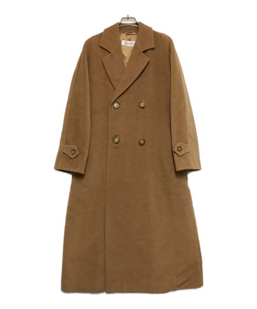 MaxMara（マックスマーラ）MaxMara (マックスマーラ) キャメルダブルブレスト ベルテッドコート ベージュ サイズ:38の古着・服飾アイテム