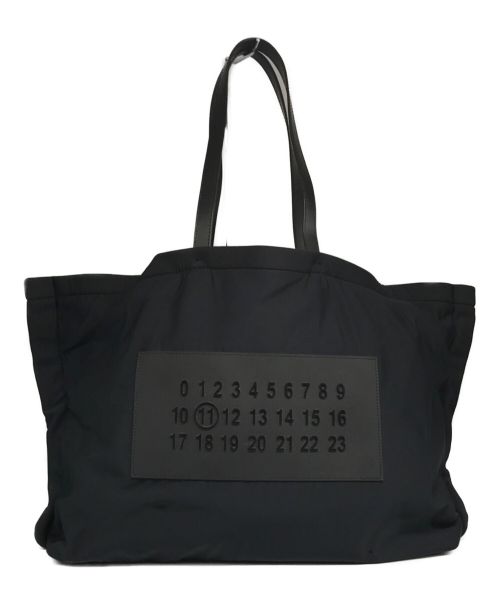 Maison Margiela（メゾンマルジェラ）Maison Margiela (メゾンマルジェラ) カレンダーロゴトートバッグ ブラックの古着・服飾アイテム