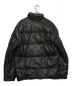 MONCLER (モンクレール) レザーダウンジャケット ブラック サイズ:1：45800円