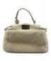 FENDI (フェンディ) 2WAYムートンミニショルダーバッグ アイボリー：128000円