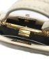 中古・古着 FENDI (フェンディ) 2WAYムートンミニショルダーバッグ アイボリー：128000円