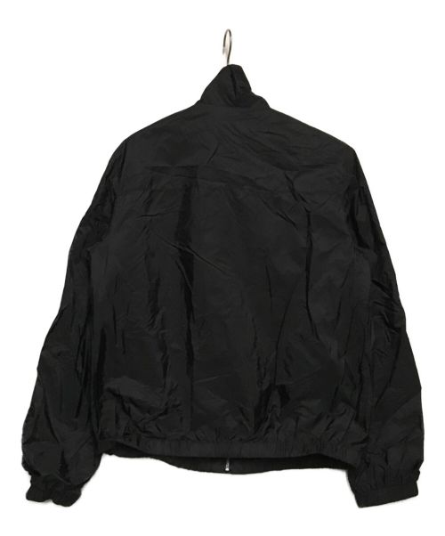 PRADA（プラダ）PRADA (プラダ) ロゴプレートナイロンブルゾン ブラック サイズ:50の古着・服飾アイテム