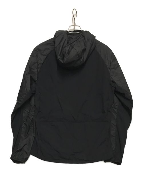 MONCLER（モンクレール）MONCLER (モンクレール) センターロゴナイロンフーデッドジャケット ブラック サイズ:3の古着・服飾アイテム