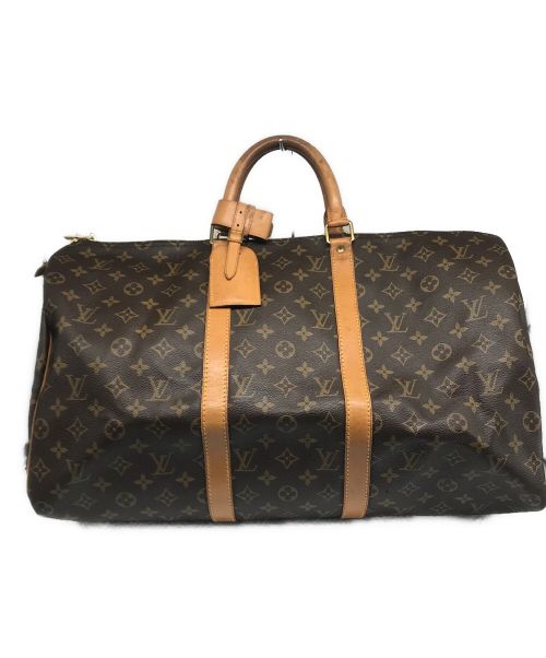 LOUIS VUITTON（ルイ ヴィトン）LOUIS VUITTON (ルイ ヴィトン) キーポル50/トラベルバッグ ブラウンの古着・服飾アイテム