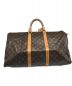 LOUIS VUITTON（ルイ ヴィトン）の古着「キーポル50/トラベルバッグ」｜ブラウン
