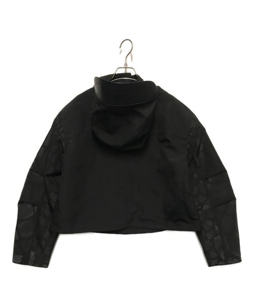 H&M（エイチアンドエム）H&M×ALEXANDER WANG (エイチアンドエム×アレキサンダーワン) コラボロゴアノラックパーカー ブラック サイズ:38の古着・服飾アイテム