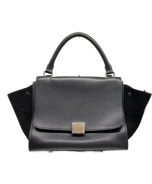 CELINE（セリーヌ）CELINE (セリーヌ) トラペーズ 2WAYレザーバッグ ブラック サイズ:-の古着・服飾アイテム