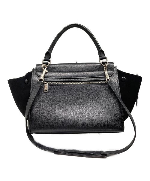 CELINE（セリーヌ）CELINE (セリーヌ) トラペーズ 2WAYレザーバッグ ブラック サイズ:-の古着・服飾アイテム