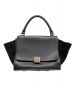 CELINE（セリーヌ）の古着「トラペーズ 2WAYレザーバッグ」｜ブラック