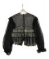 VIVIANO (ヴィヴィアーノ) チュールブラウス ブラック サイズ:M：13000円