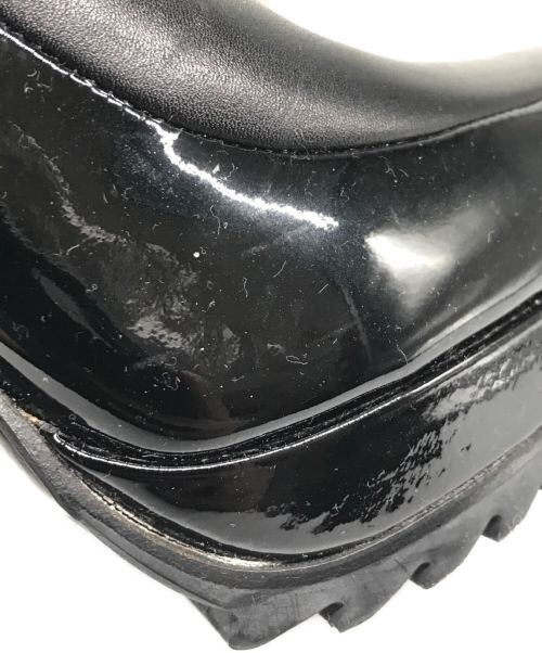 BOTTEGA VENETA（ボッテガベネタ）BOTTEGA VENETA (ボッテガベネタ) シャークソールヒールロングブーツ ブラック サイズ:37 1/2の古着・服飾アイテム