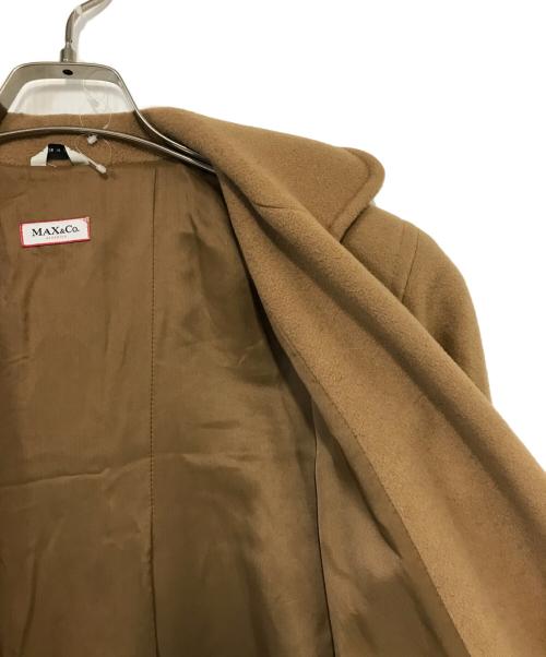 MAX&Co.（マックスアンドコー）MAX&Co. (マックスアンドコー) ウールロングコート ブラウン サイズ:38の古着・服飾アイテム