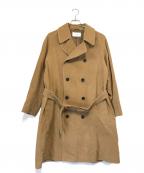 UNITED ARROWSユナイテッドアローズ）の古着「UASB コーデュロイ トレンチコート」｜ブラウン