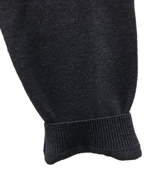 VALENTINO（ヴァレンティノ）VALENTINO (ヴァレンティノ) カシミヤブレンドレースカーディガン ネイビー サイズ:Sの古着・服飾アイテム