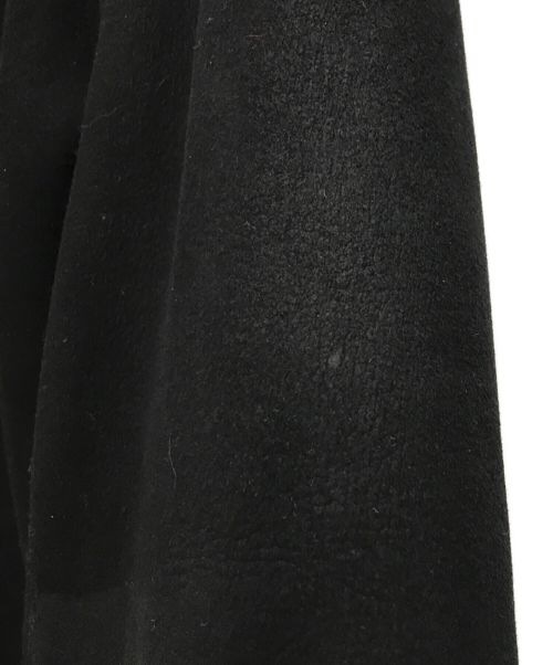 theory（セオリー）theory (セオリー) ノーカラームートンコート ブラック サイズ:Sの古着・服飾アイテム