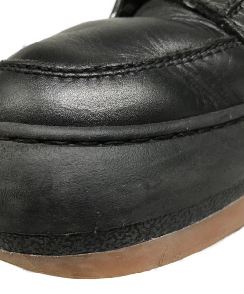 SUNNEI（スンネイ）SUNNEI (スンネイ) Dreamyレザースニーカー ブラック サイズ:42の古着・服飾アイテム