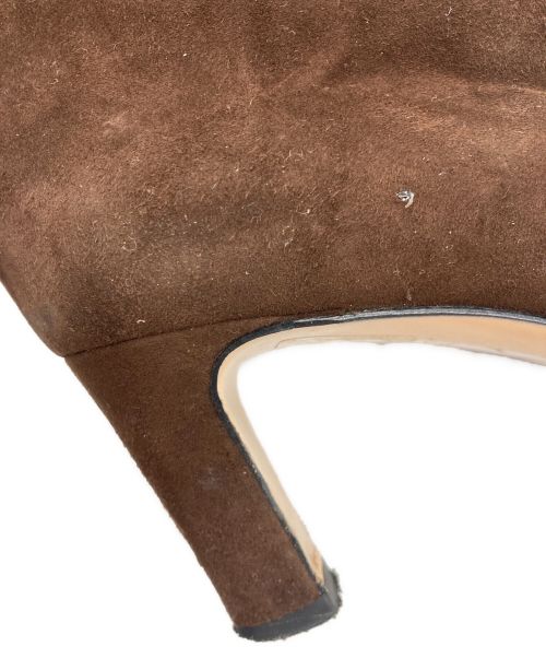 NEBULONIE（ネブローニ）NEBULONIE (ネブローニ) ルーズフィット ロングブーツ ブラウン サイズ:35 1/2の古着・服飾アイテム