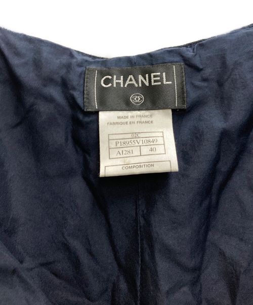 CHANEL（シャネル）CHANEL (シャネル) パンツ ブラック サイズ:40の古着・服飾アイテム