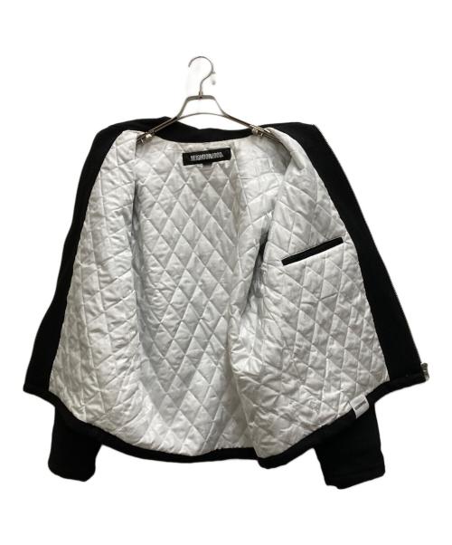 NEIGHBORHOOD（ネイバーフッド）NEIGHBORHOOD (ネイバーフッド) MELTON ZIP JACKET ブラック サイズ:Ⅼの古着・服飾アイテム