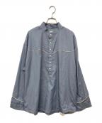 Varde77バルデセブンティセブン）の古着「PULLOBER WESTERN SHIRTS/プルオーバーウエスタンシャツ」｜ブルー