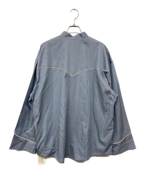 Varde77（バルデセブンティセブン）Varde77 (バルデセブンティセブン) PULLOBER WESTERN SHIRTS/プルオーバーウエスタンシャツ ブルー サイズ:2の古着・服飾アイテム
