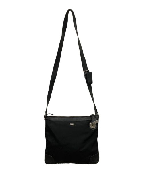GUCCI（グッチ）GUCCI (グッチ) スクエアショルダーバッグ ブラックの古着・服飾アイテム