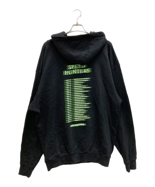 BALENCIAGA（バレンシアガ）BALENCIAGA (バレンシアガ) SPEED HUNTERS HOODIE ブラック サイズ:XSの古着・服飾アイテム