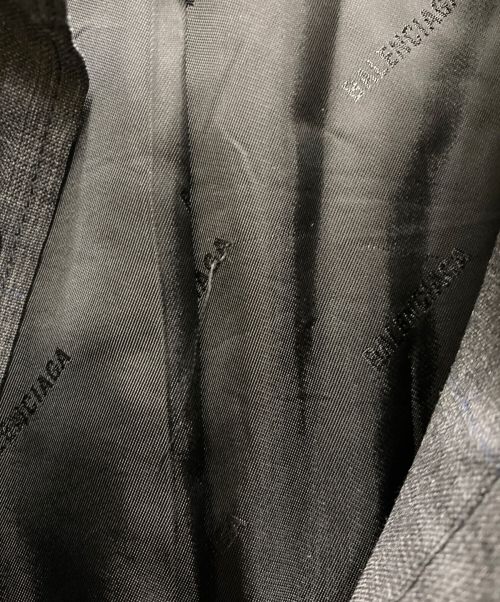 BALENCIAGA（バレンシアガ）BALENCIAGA (バレンシアガ) テーラードシャツ グレー サイズ:44の古着・服飾アイテム