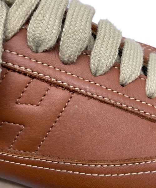 HERMES（エルメス）HERMES (エルメス) クイックスニーカー ブラウン サイズ:35 1/2の古着・服飾アイテム