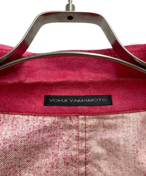 Y'S YOHJI YAMAMOTO（ワイズ ヨウジヤマモト）Y'S YOHJI YAMAMOTO (ワイズ ヨウジヤマモト) 2Bデザインジャケット レッド サイズ:3の古着・服飾アイテム
