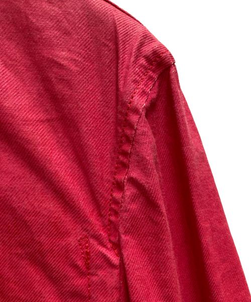 Y'S YOHJI YAMAMOTO（ワイズ ヨウジヤマモト）Y'S YOHJI YAMAMOTO (ワイズ ヨウジヤマモト) 2Bデザインジャケット レッド サイズ:3の古着・服飾アイテム
