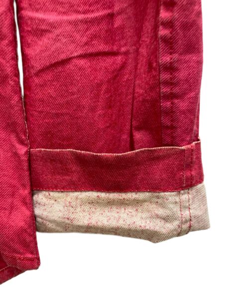 Y'S YOHJI YAMAMOTO（ワイズ ヨウジヤマモト）Y'S YOHJI YAMAMOTO (ワイズ ヨウジヤマモト) 2Bデザインジャケット レッド サイズ:3の古着・服飾アイテム