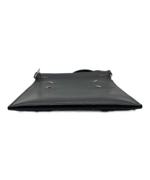 Maison Margiela（メゾンマルジェラ）Maison Margiela (メゾンマルジェラ) カーフスキン ドキュメントホルダー ブラックの古着・服飾アイテム