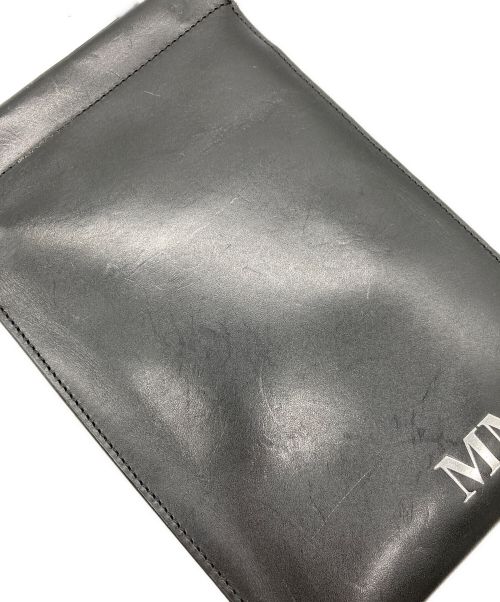 Maison Margiela（メゾンマルジェラ）Maison Margiela (メゾンマルジェラ) カーフスキン ドキュメントホルダー ブラックの古着・服飾アイテム
