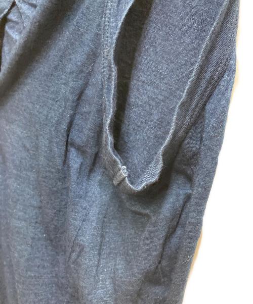 45R（フォーティファイブ・アール）45R (フォーティファイブ・アール) インディゴ染めコットンワンピース ブルーの古着・服飾アイテム