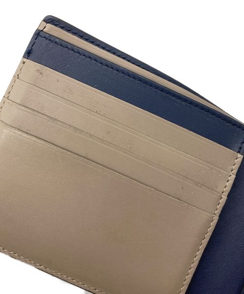 FENDI（フェンディ）FENDI (フェンディ) 2つ折り財布 ネイビーの古着・服飾アイテム