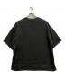CULLNI (クルニ) Silky Twill Rib Neck Tee ブラック サイズ:1：5000円