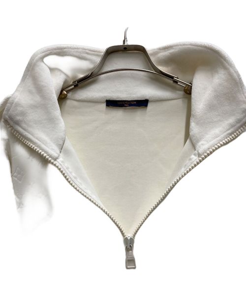 LOUIS VUITTON（ルイ ヴィトン）LOUIS VUITTON (ルイ ヴィトン) モノグラムエンボス加工ハーフジップブルゾン ホワイト サイズ:Ⅿの古着・服飾アイテム
