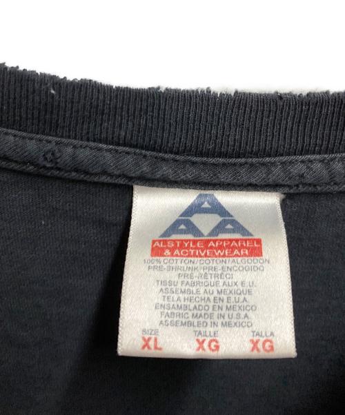 ALSTYLE APPAREL & ACTIVEWEAR（アレスタイルアパレル＆アクティブウェア）ALSTYLE APPAREL & ACTIVEWEAR (アレスタイルアパレル＆アクティブウェア) the smurfs Tee ブラック サイズ:XLの古着・服飾アイテム