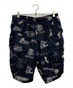 stussyステューシー）の古着「ハーフパンツ」｜ブラック