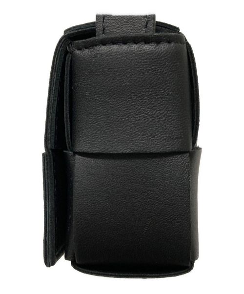 BOTTEGA VENETA（ボッテガベネタ）BOTTEGA VENETA (ボッテガベネタ) イントレチャートキャンディカセットバッグ ブラックの古着・服飾アイテム