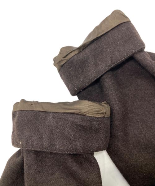 BASISBROEK（バージスブルック）BASISBROEK (バージスブルック) ウールオーバーコート ブラウン サイズ:3の古着・服飾アイテム