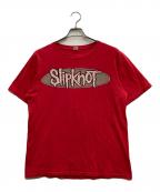 SLIPKNOTスリップノット）の古着「90'S プリントTシャツ」｜レッド