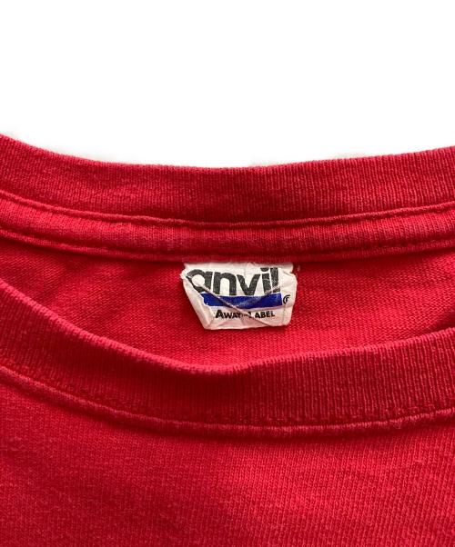 SLIPKNOT（スリップノット）Slipknot (スリップノット) 90'S プリントTシャツ レッド サイズ:Ⅿの古着・服飾アイテム